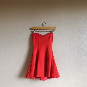 Lovers+friends orange dress